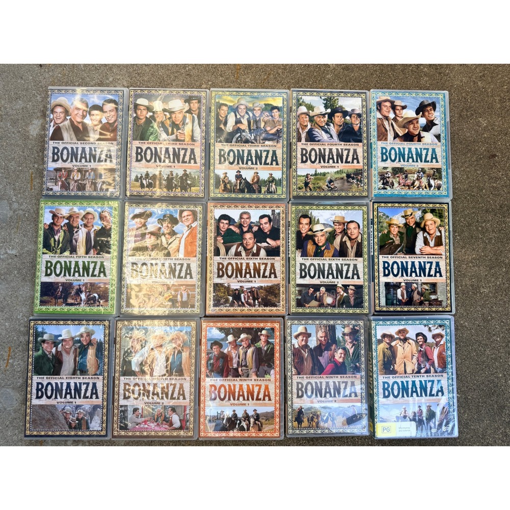 Bonanza The Official Season DVD Lot Seasons 2-10 12-14 Western TV Series CBS